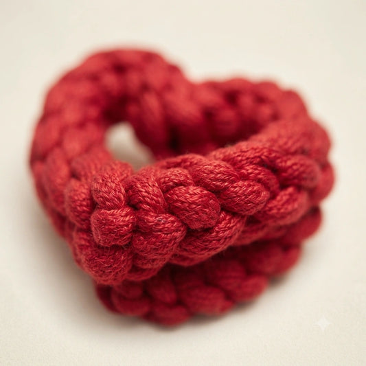 Heart Shaped Rope Toy