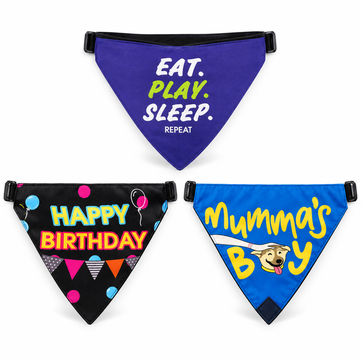 Buddy Bandanas for Pets- Set Of 3