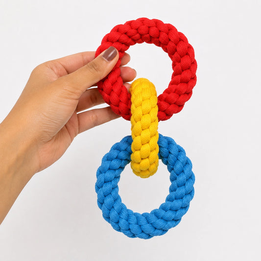 Triple Loop Tug Rope Toy