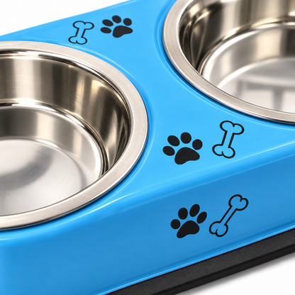 Buddy Double Diner Bowl for Pets