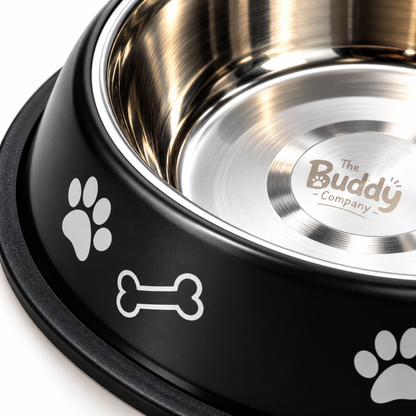 Pawfect Feeding Bowls for Pets- Black