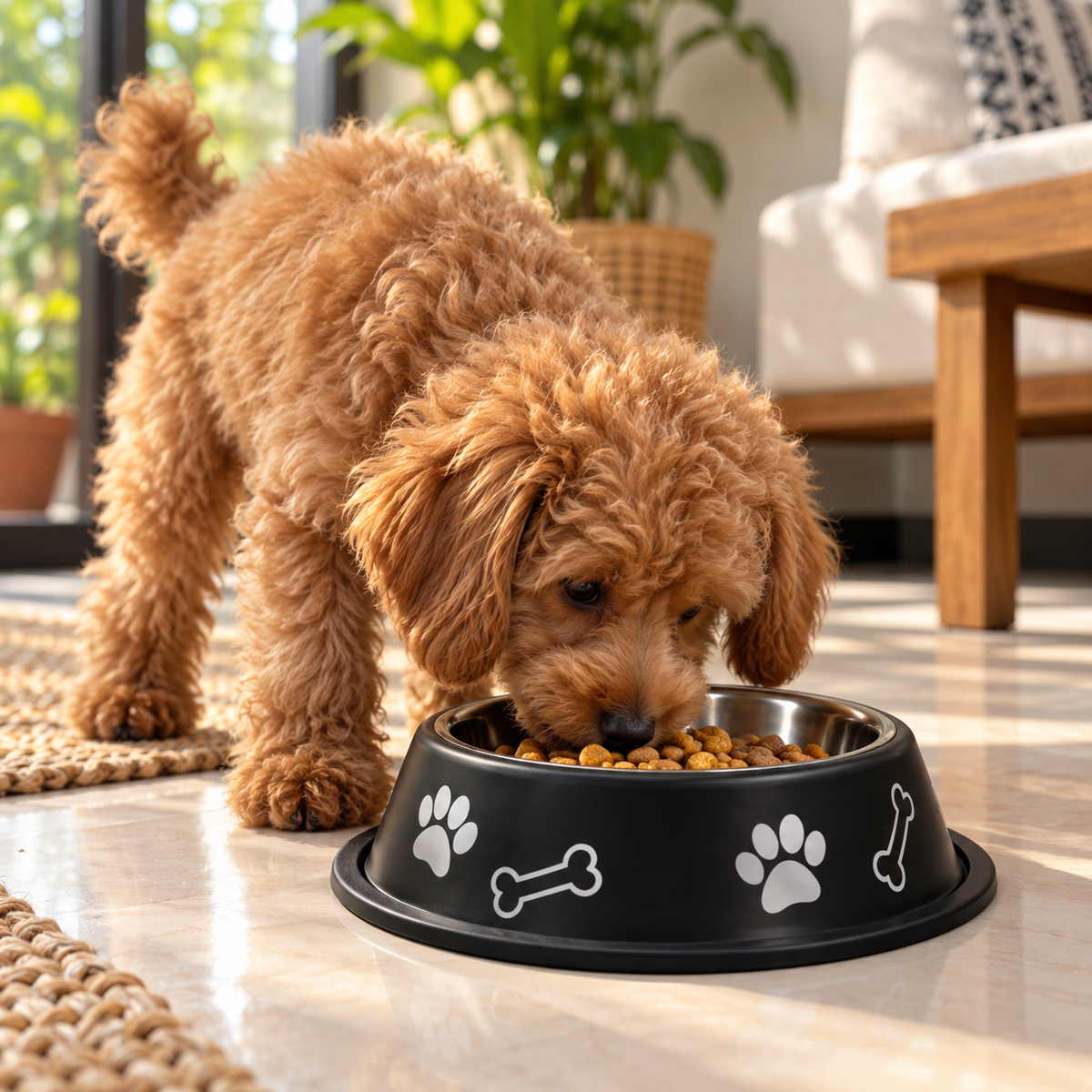Pawfect Feeding Bowls for Pets- Black