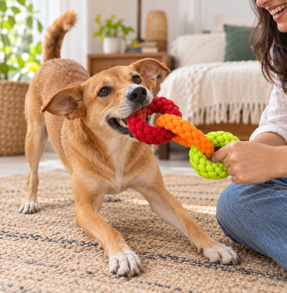 Triple Loop Tug Rope Toy