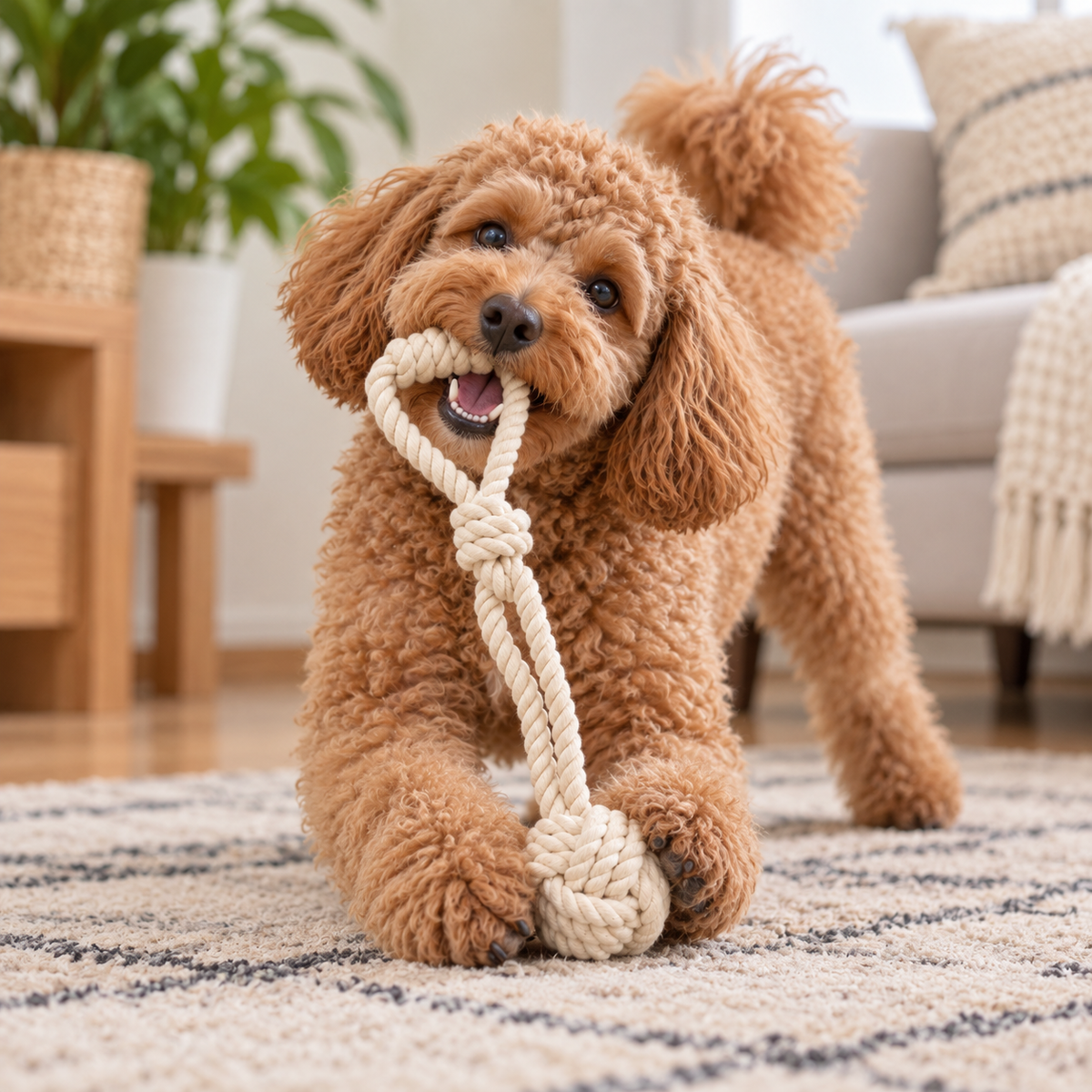 Long Rope Tug Toy for Dogs