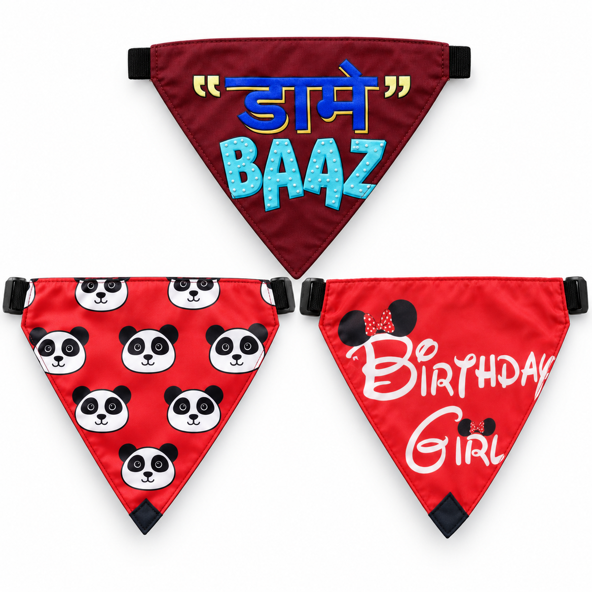Buddy Bandanas for Pets- Set Of 3