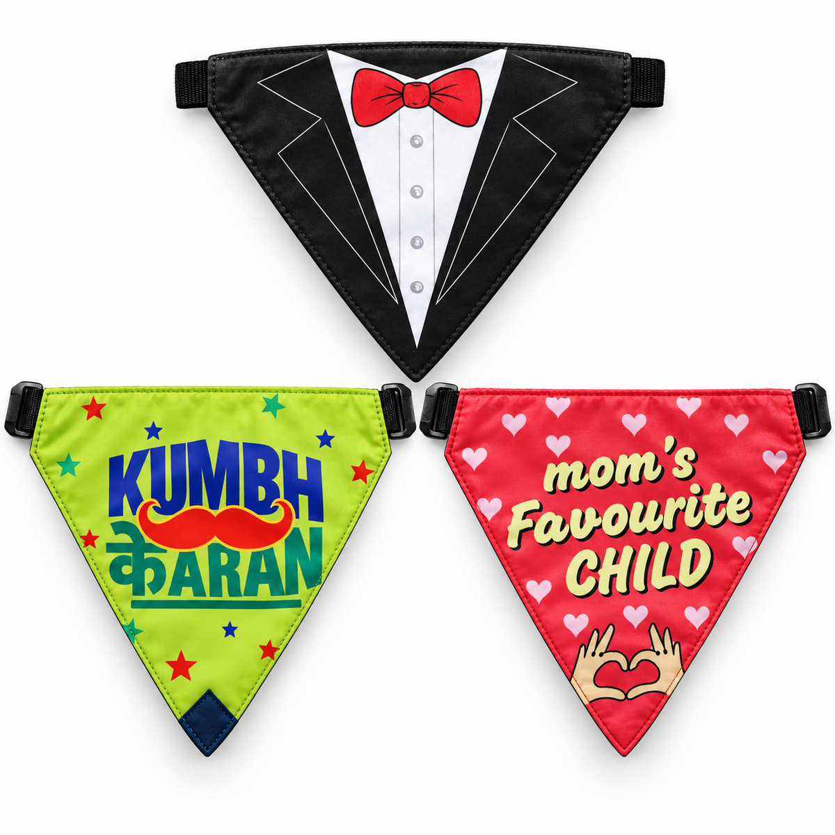 Buddy Bandanas for Pets- Set Of 3