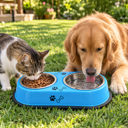 Buddy Double Diner Bowl for Pets