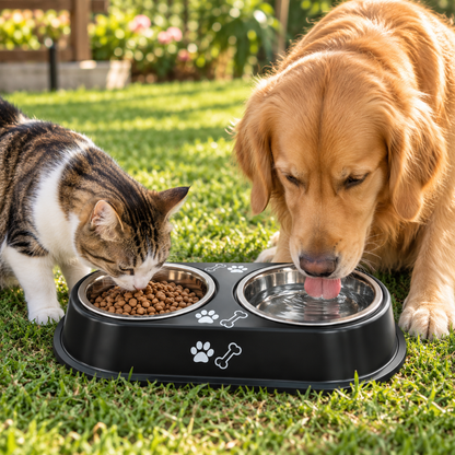 Buddy Double Diner Bowl for Pets
