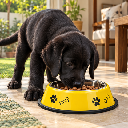 Pawfect Feeding Bowls for Pets- Yellow