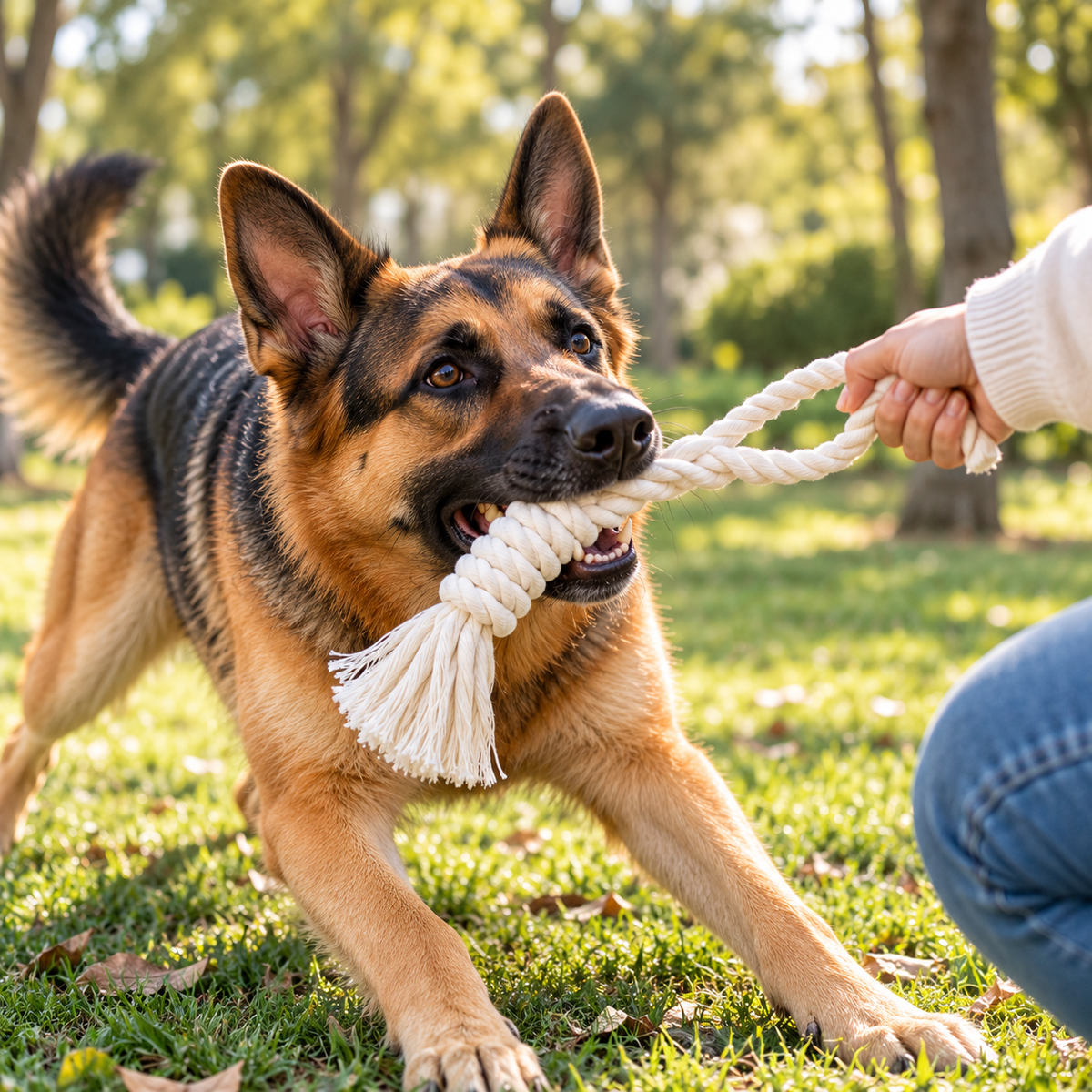 One- Side Tug Rope Toy