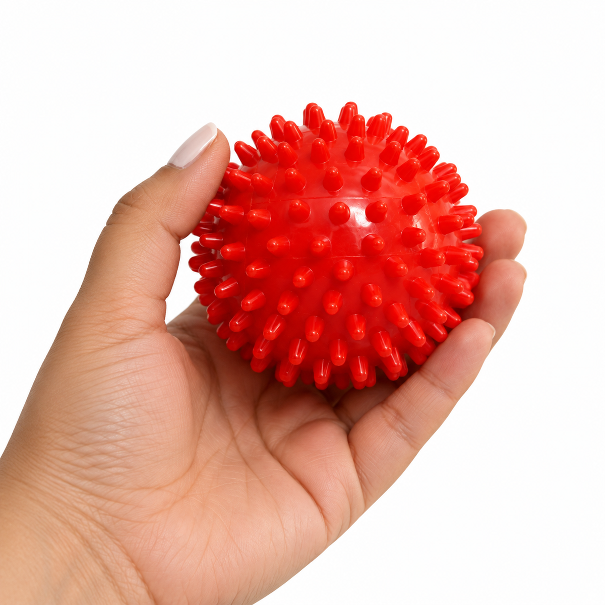 Spiky Red Bounce Ball for Pets