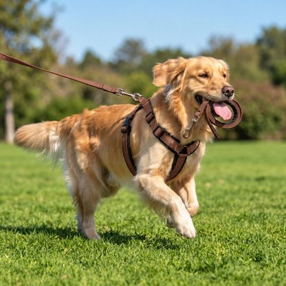 Soft Padded Harness Leash Set- for Dogs