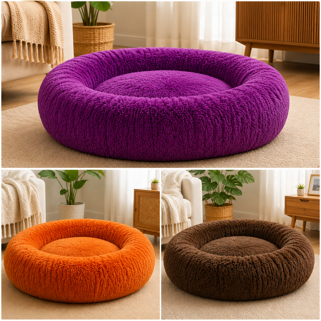 Donut Bed for Dogs & Cats