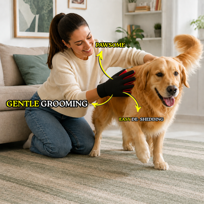 Gentle Touch Pet Grooming Gloves