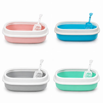 Cat tray and scooper
