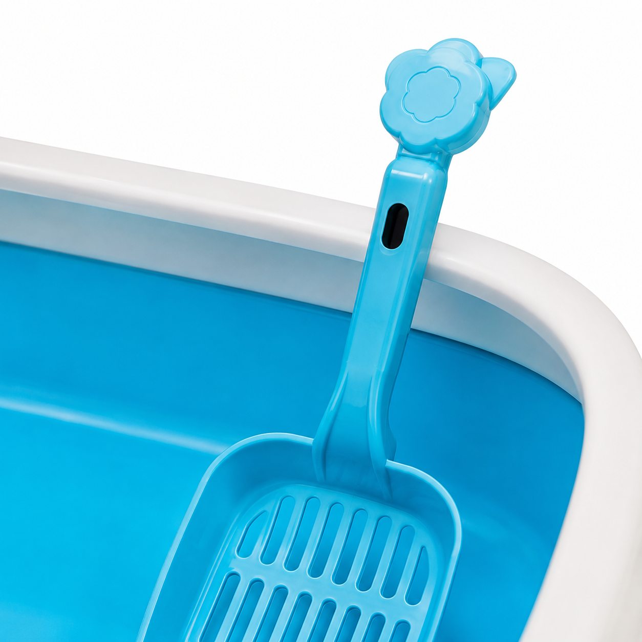 Cat tray and scooper