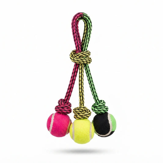 Buddy Bolt  - Premium Rope Ball Tug Toy