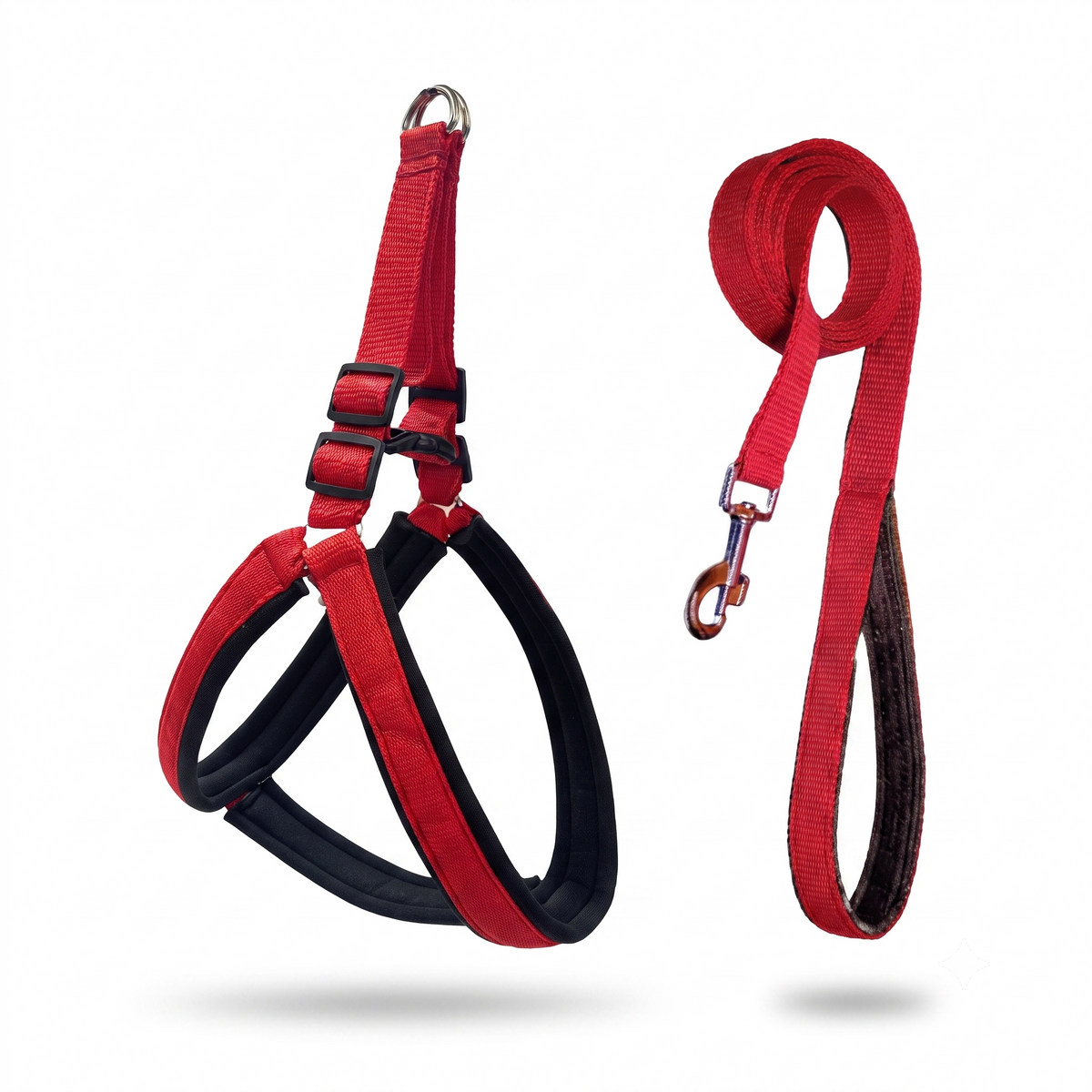 Soft Padded Harness Leash Set- for Dogs