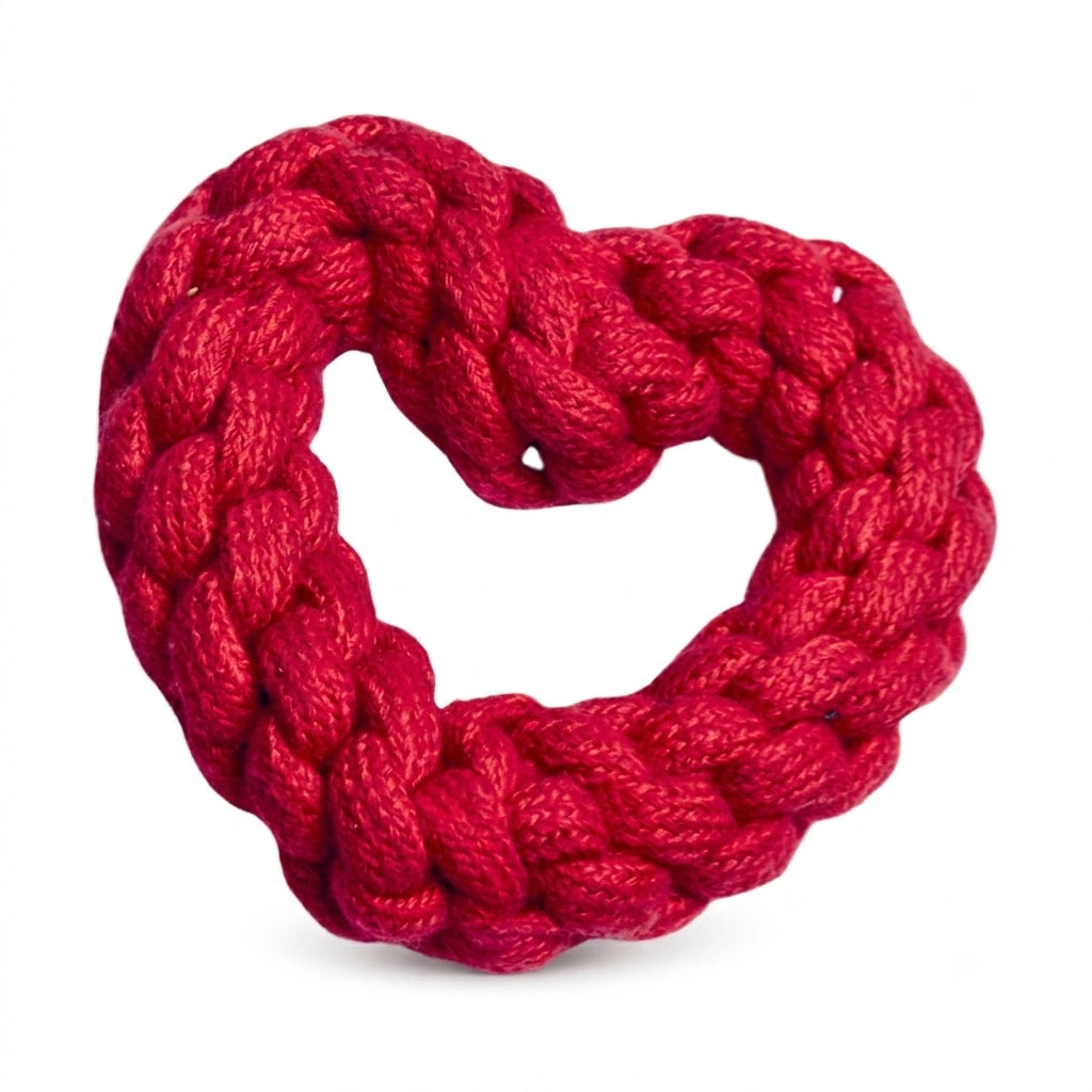Heart Shaped Rope Toy