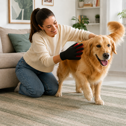 Gentle Touch Pet Grooming Gloves