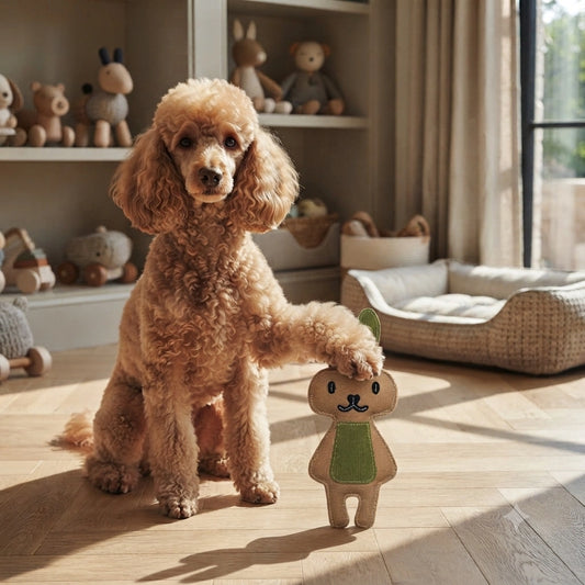 Bunny - The Gentle Hopper | Jute Dog Toy