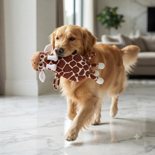 Gigi The Giraffe Squeaky Dog Toy