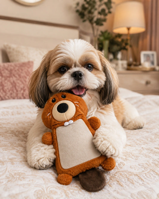 Peanut The Squirrel  | Squeaky Dog Toy