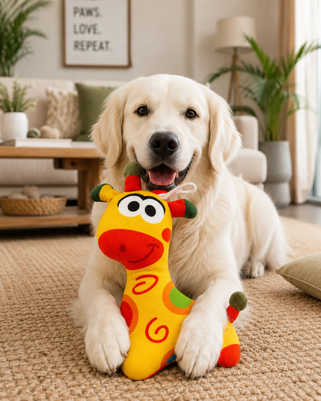 Sunny The Giraffe | Plush Toy for Dogs