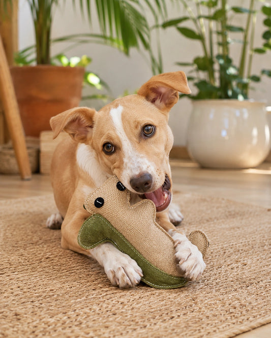 Pebble - The Hamster | Jute Dog Toy