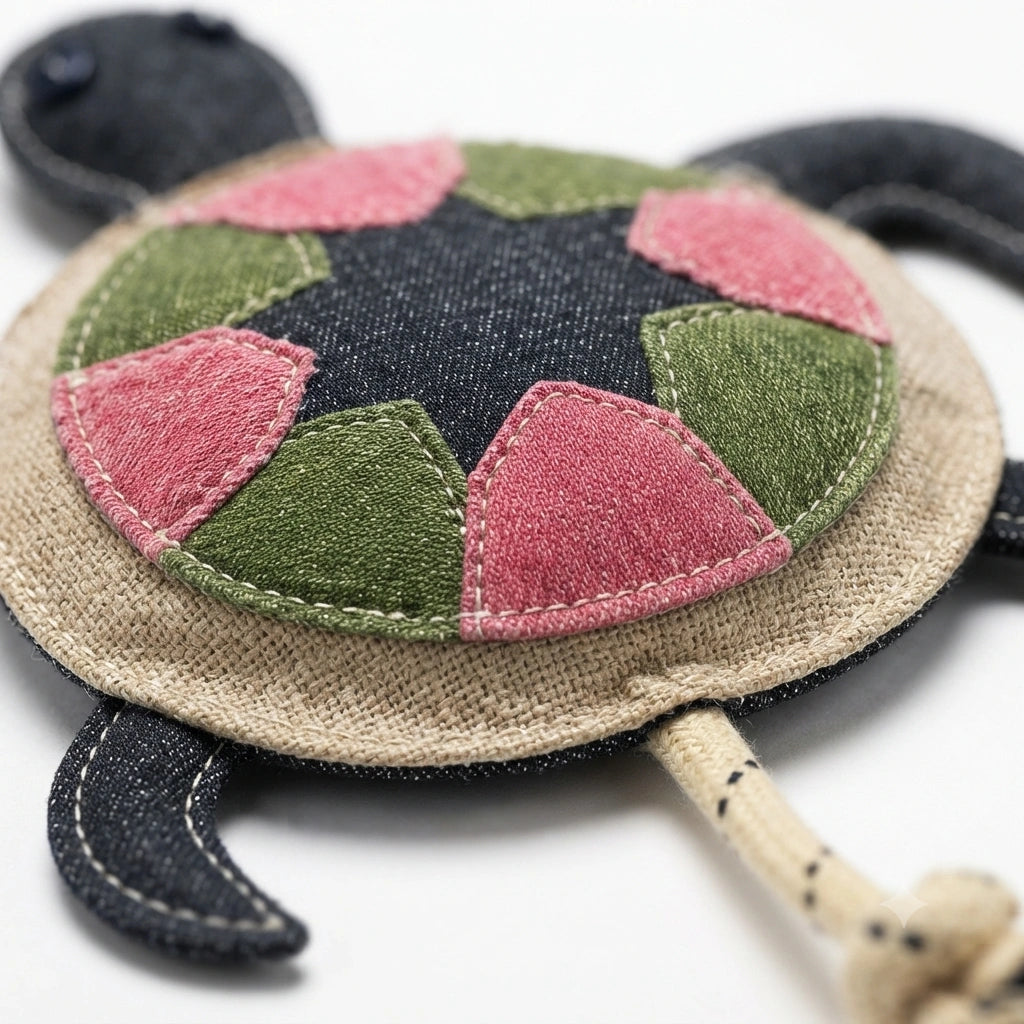 Timmy The Turtle - Jute Dog Toy