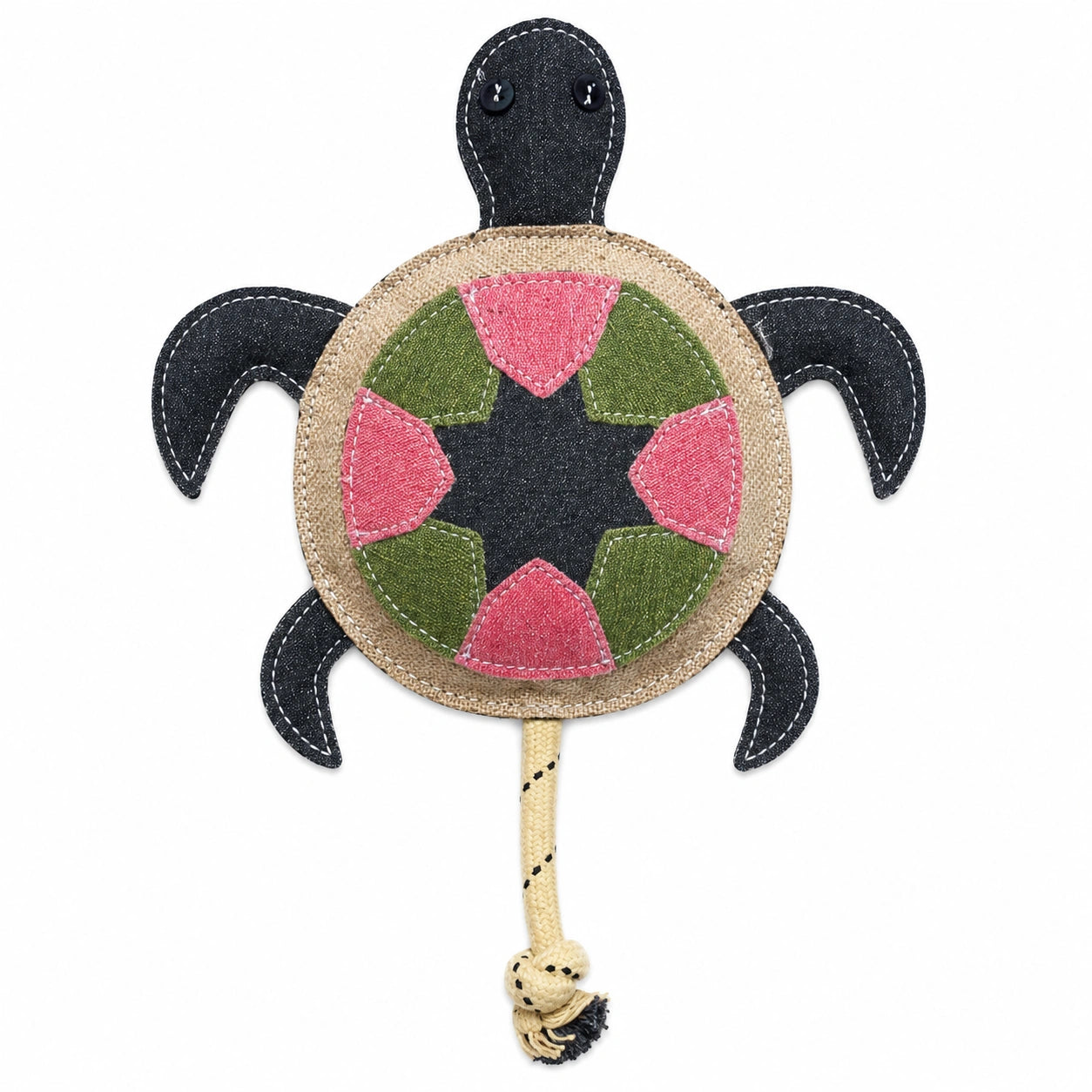 Timmy The Turtle - Jute Dog Toy