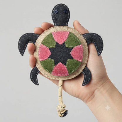 Timmy The Turtle - Jute Dog Toy