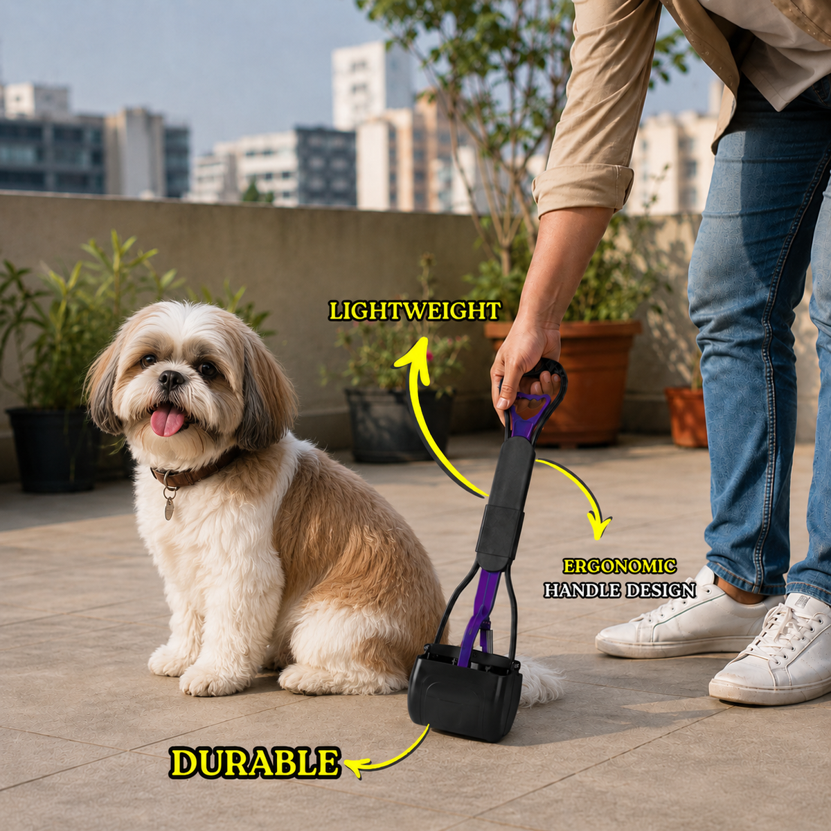 Easy Clean Dog Poop Scooper
