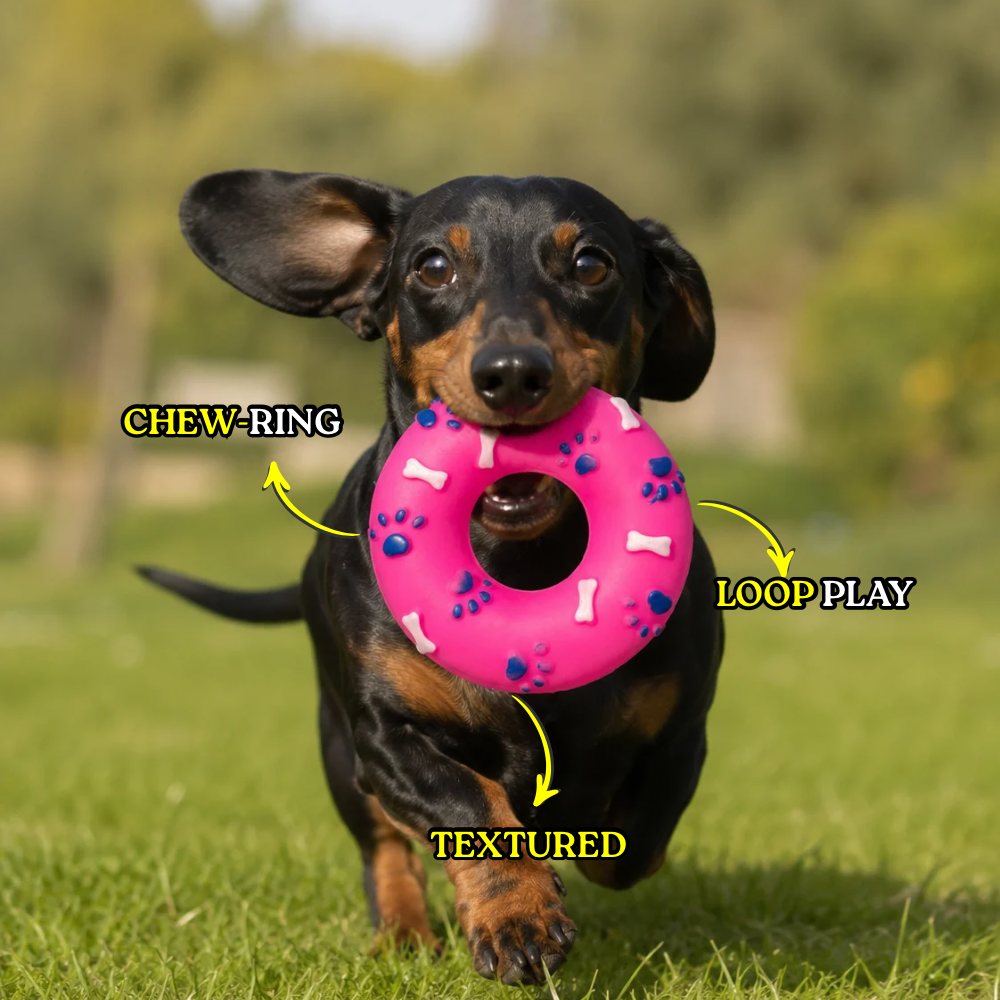 Toss & Fetch Ring Toy for Dogs