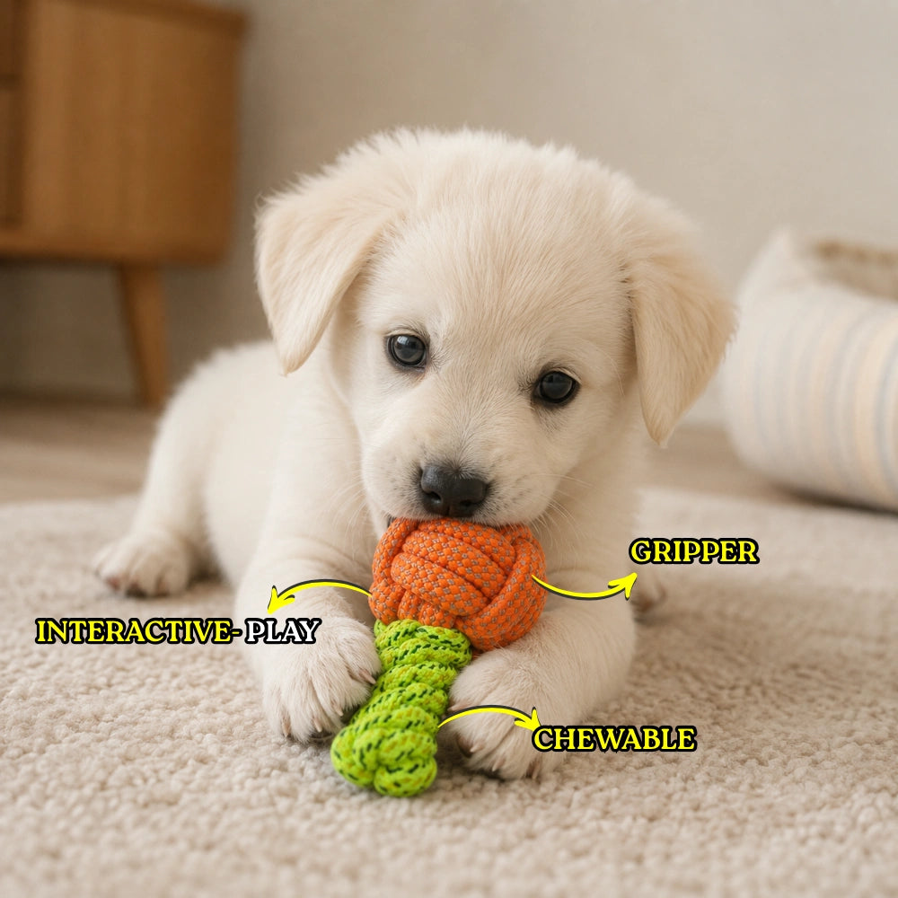 Mic Shaped Rope Toy