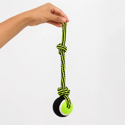 Buddy Bolt  - Premium Rope Ball Tug Toy